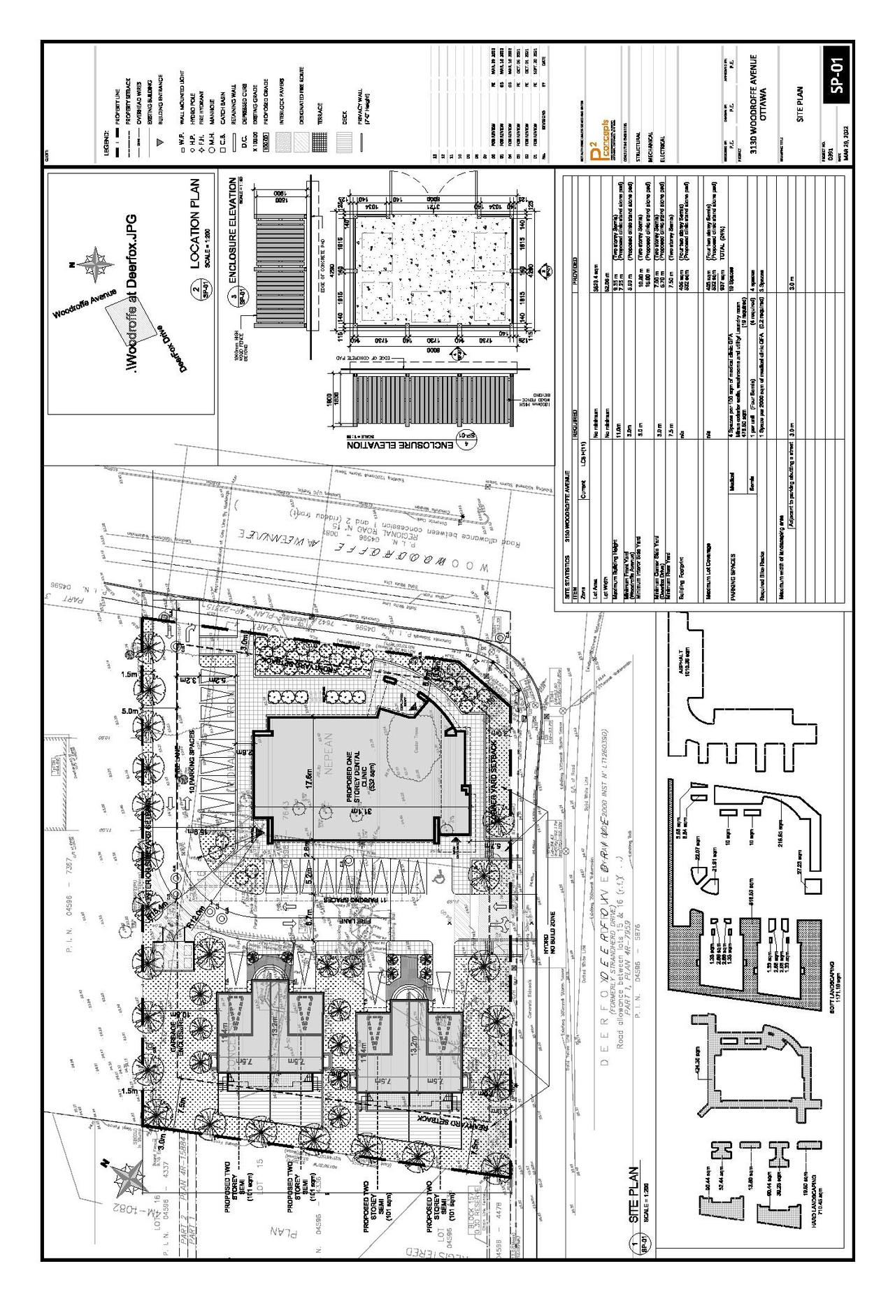 Construction site plan for project from page 21 of the file '2022-04-04 - Design Brief - D07-12-22-0055'