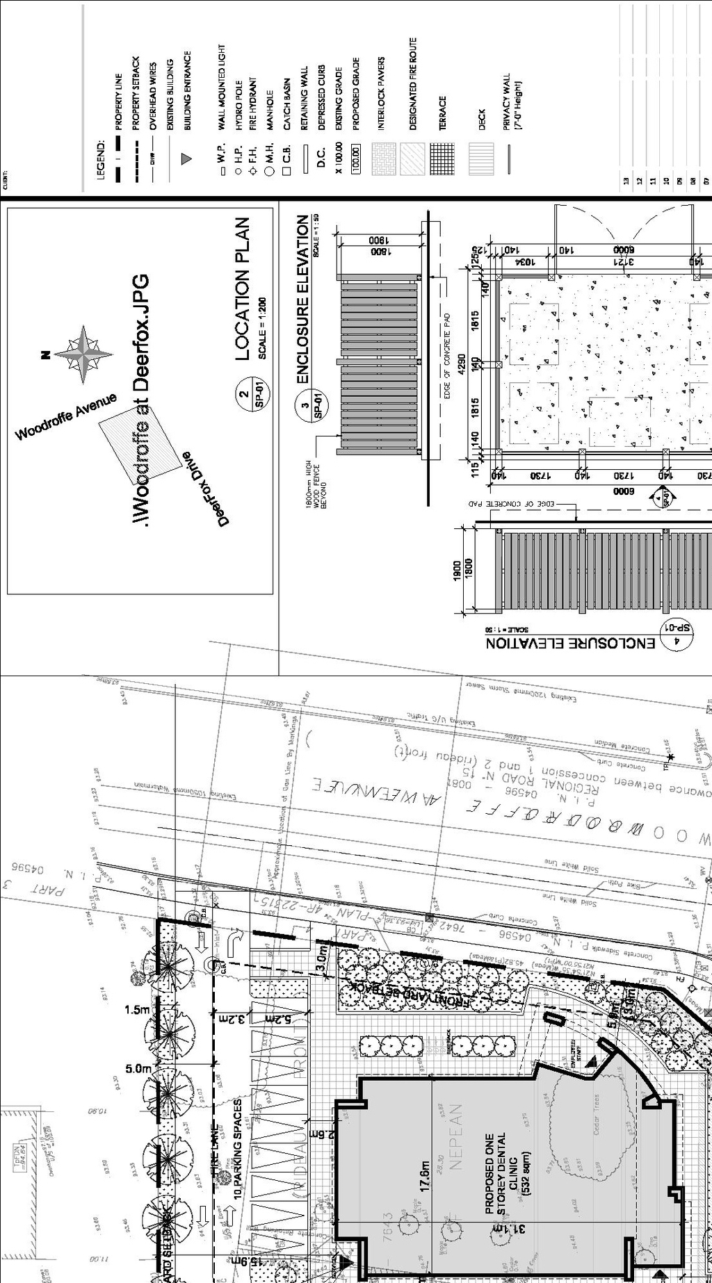 Construction site plan for project from page 21 of the file '2022-04-04 - Design Brief - D07-12-22-0055'