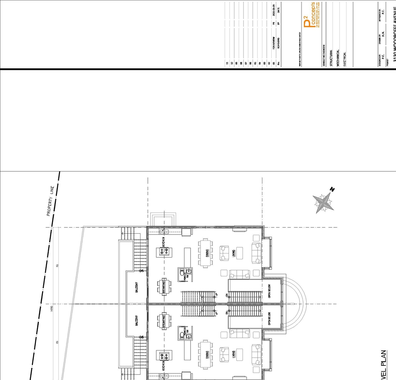 Construction site plan for project from page 22 of the file '2022-04-04 - Design Brief - D07-12-22-0055'