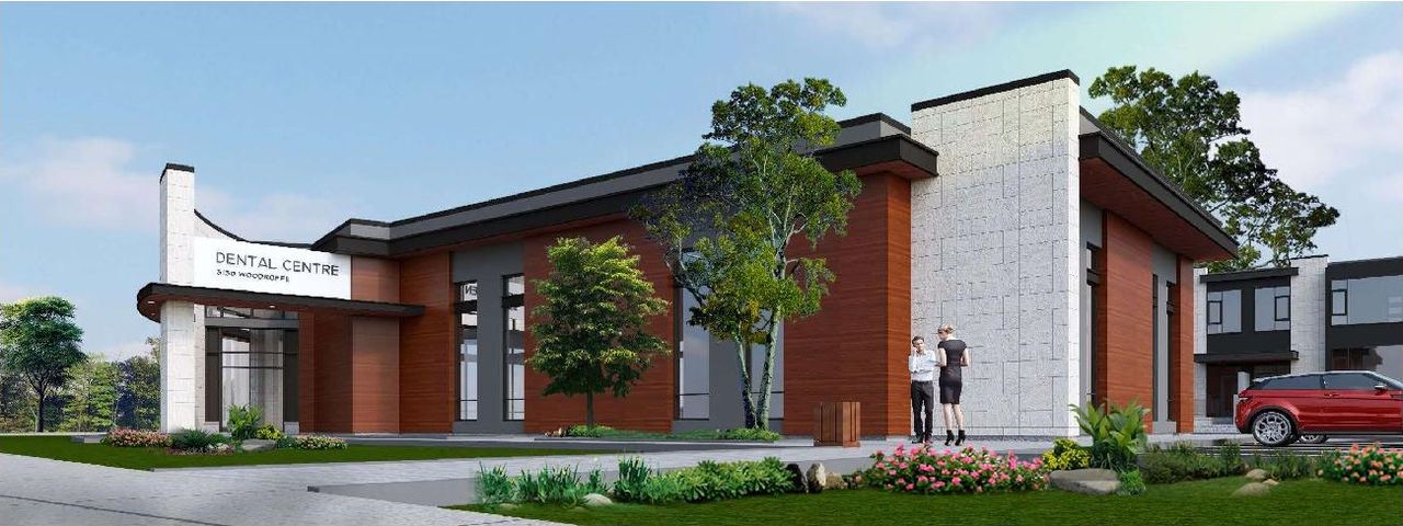 Rendering of building from page 9 of the file '2022-04-04 - Design Brief - D07-12-22-0055'