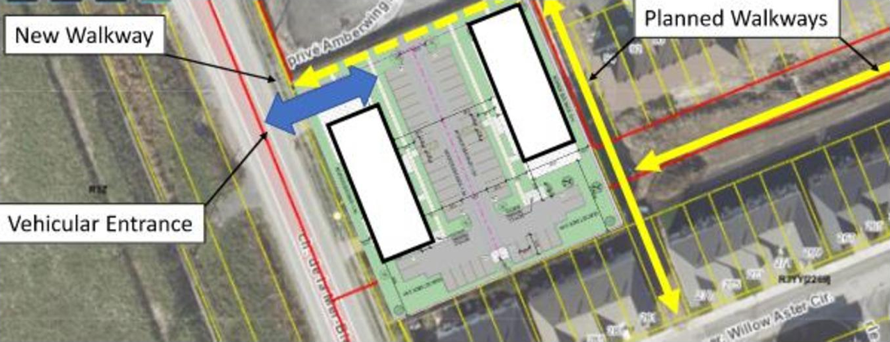 Construction site plan for project from page 29 of the file '2022-04-05 - Planning Rationale & Design Brief - D07-12-22-0056'