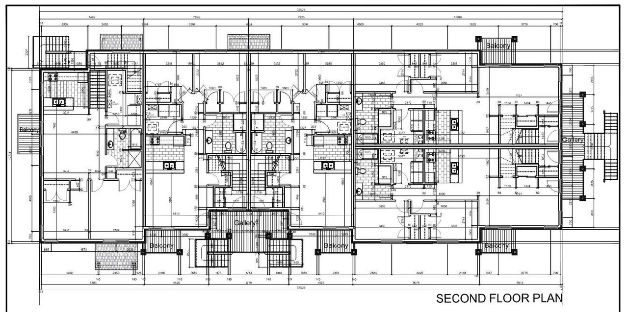 Floor plan for project from page 36 of the file '2022-04-05 - Planning Rationale & Design Brief - D07-12-22-0056'