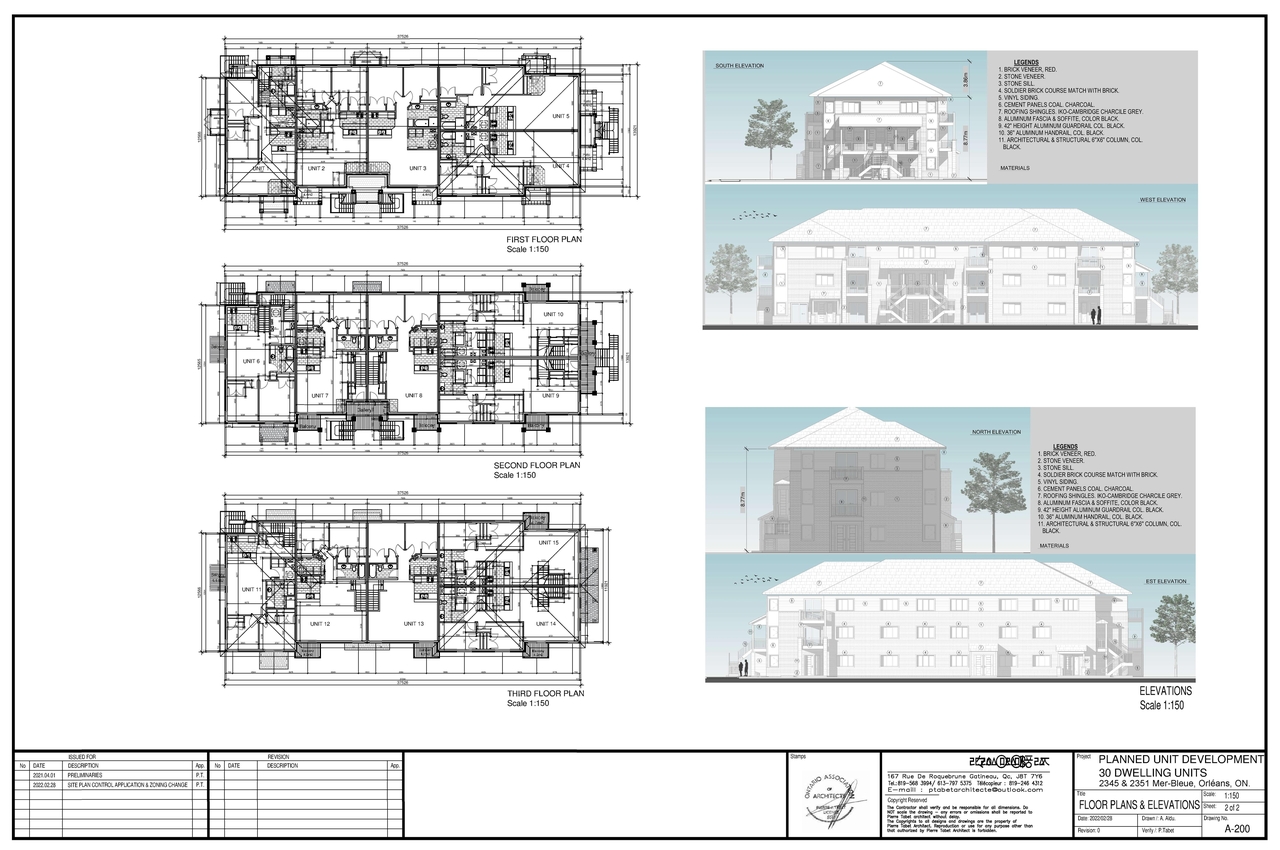 Floor plan for project from page 1 of the file '2022-04-05 - Floor Plans & Elevations - D07-12-22-0056'