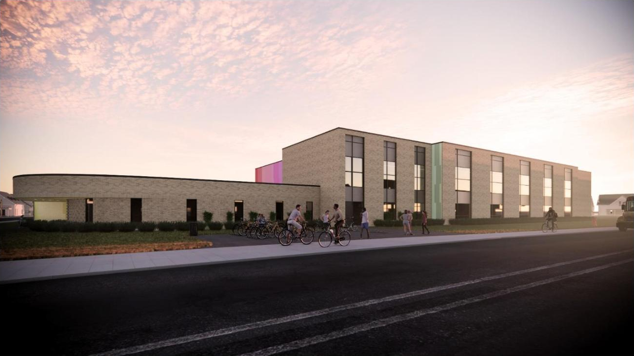 Rendering of building from page 1 of the file '2022-04-12 - Planning Rationale Public Consultation Strategy and Design Brief - D07-12-22-0058'