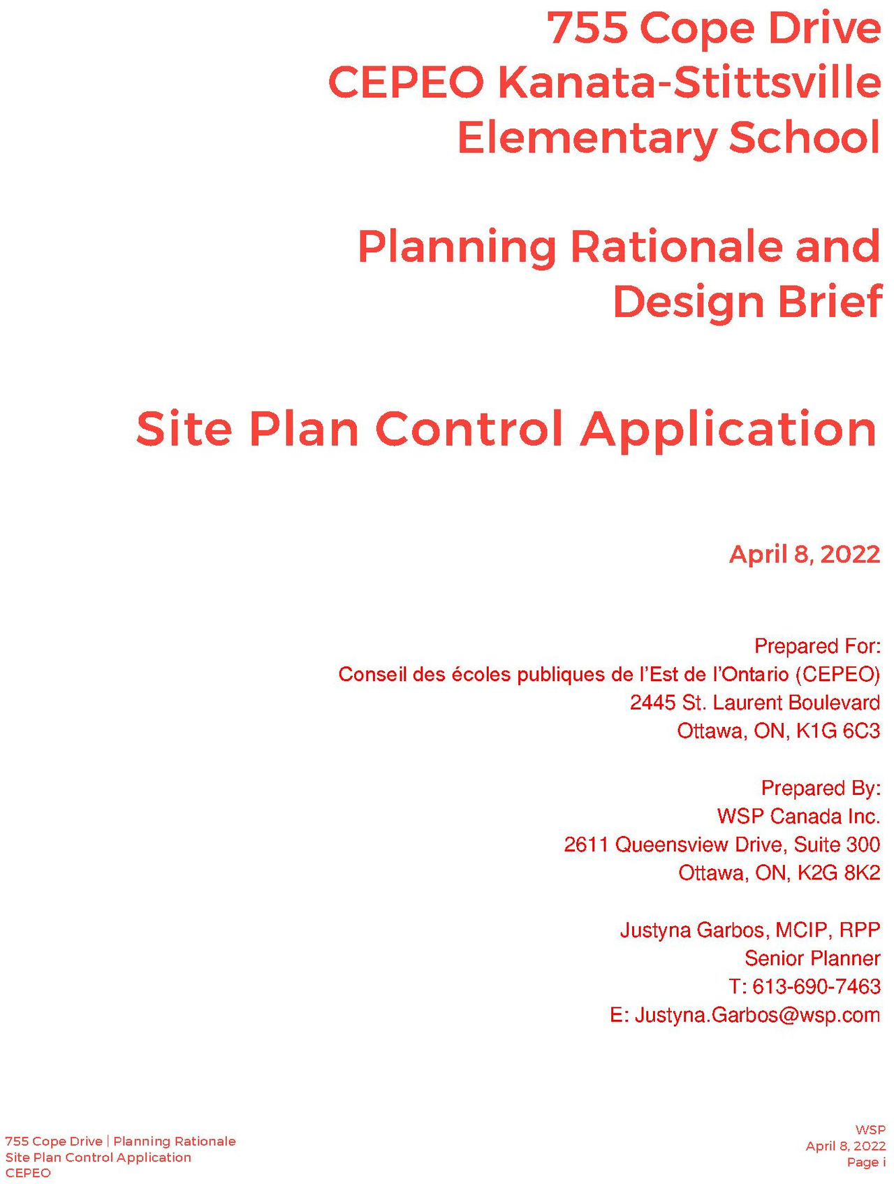 Construction site plan for project from page 2 of the file '2022-04-12 - Planning Rationale Public Consultation Strategy and Design Brief - D07-12-22-0058'