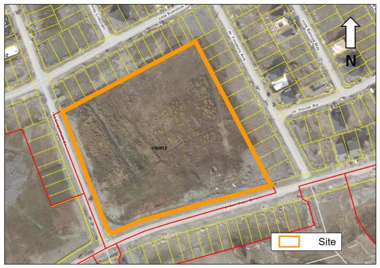 Construction site plan for project from page 39 of the file '2022-04-12 - Planning Rationale Public Consultation Strategy and Design Brief - D07-12-22-0058'