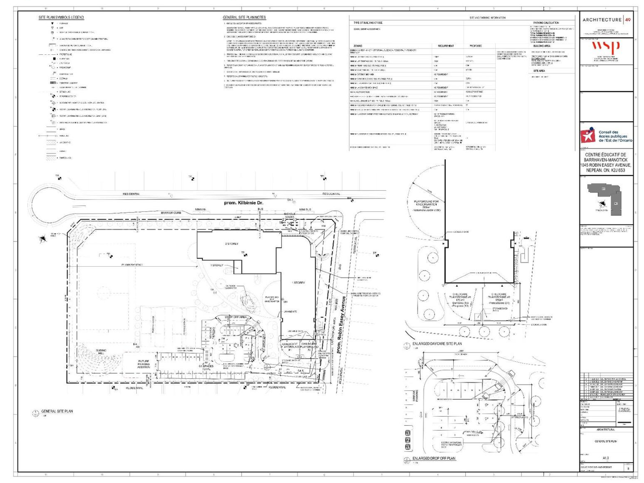 Construction site plan for project from page 14 of the file '2022-04-14 - Planning Rationale and Design Brief - D07-12-22-0060'
