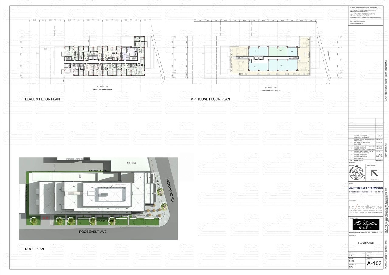 Floor plan for project from page 1 of the file '2023-01-26 - Floor Plan - D07-12-22-0067'