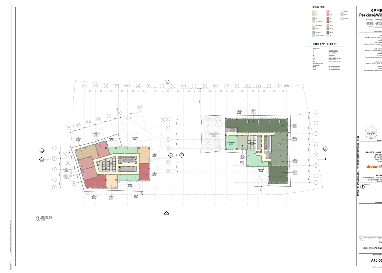 Floor plan for project from page 11 of the file '2022-04-26 - Site Plan, Floor Plans, Elevations - D07-12-22-0069'