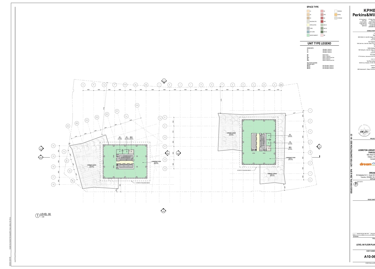 Floor plan for project from page 12 of the file '2022-04-26 - Site Plan, Floor Plans, Elevations - D07-12-22-0069'