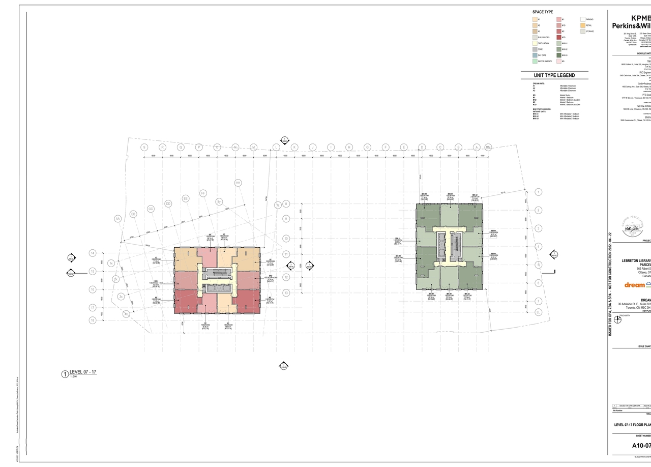 Floor plan for project from page 13 of the file '2022-04-26 - Site Plan, Floor Plans, Elevations - D07-12-22-0069'