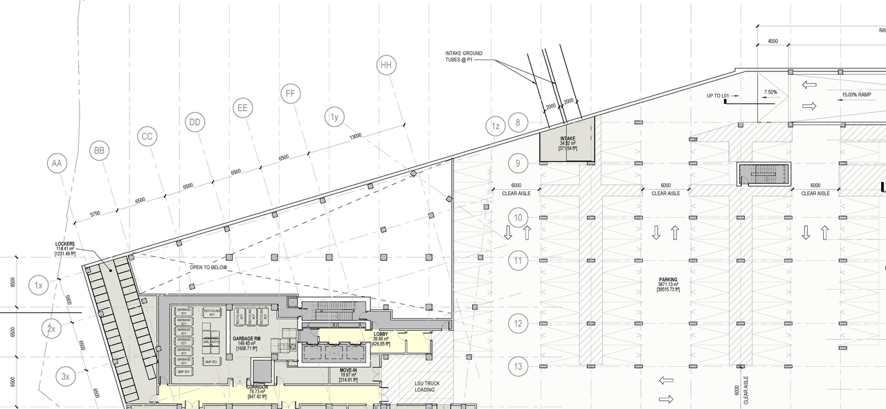 Construction site plan for project from page 5 of the file '2022-04-26 - Site Plan, Floor Plans, Elevations - D07-12-22-0069'