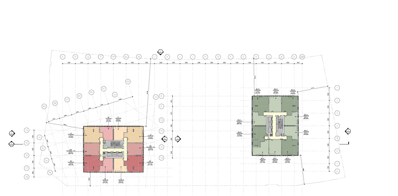 Floor plan for project from page 38 of the file '2022-04-26 - Planning Rationale and Design Brief - D07-12-22-0069'