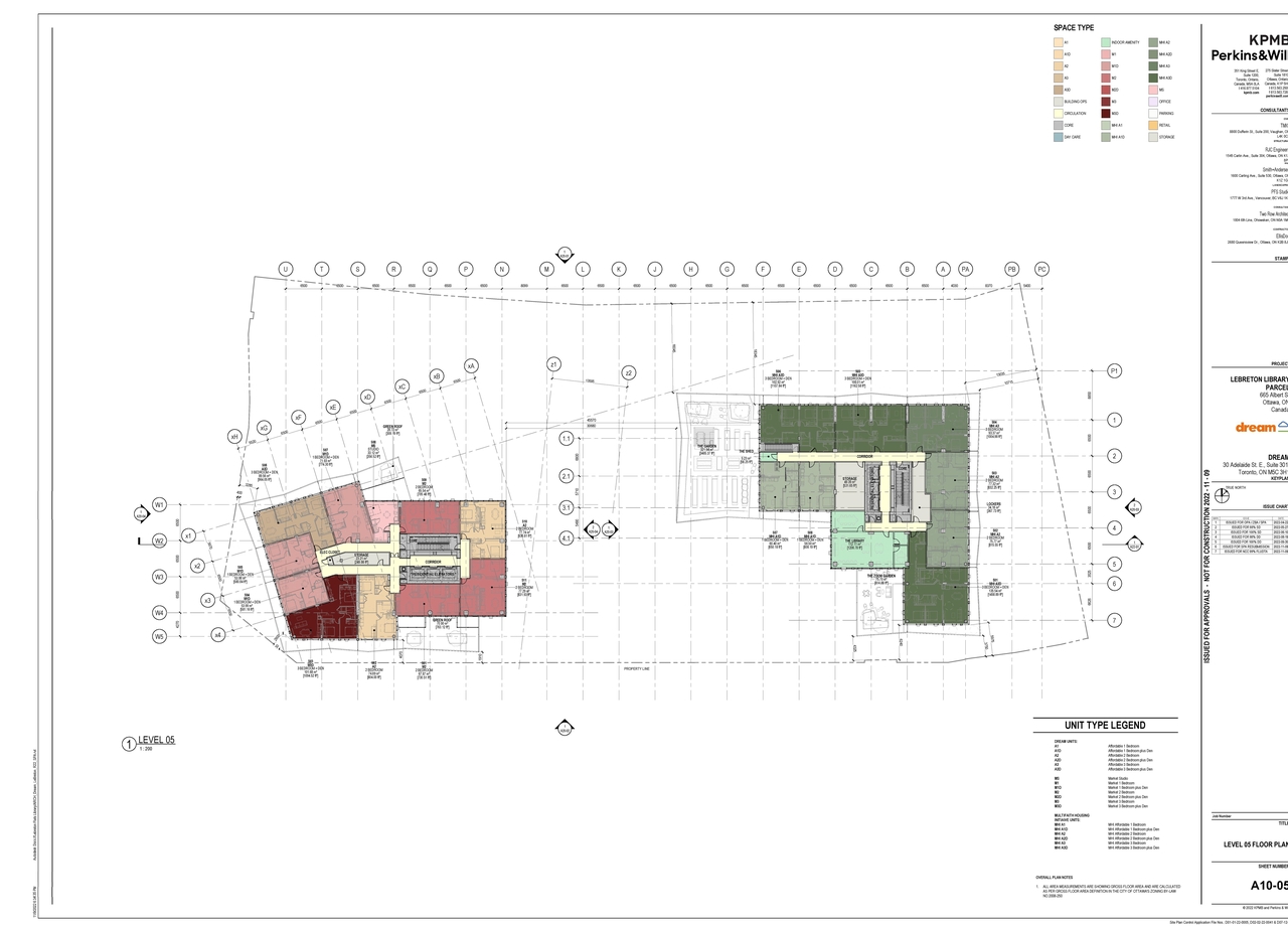 Floor plan for project from page 11 of the file '2022-11-14 - Site Plan and Floor Plans - D07-12-22-0069'