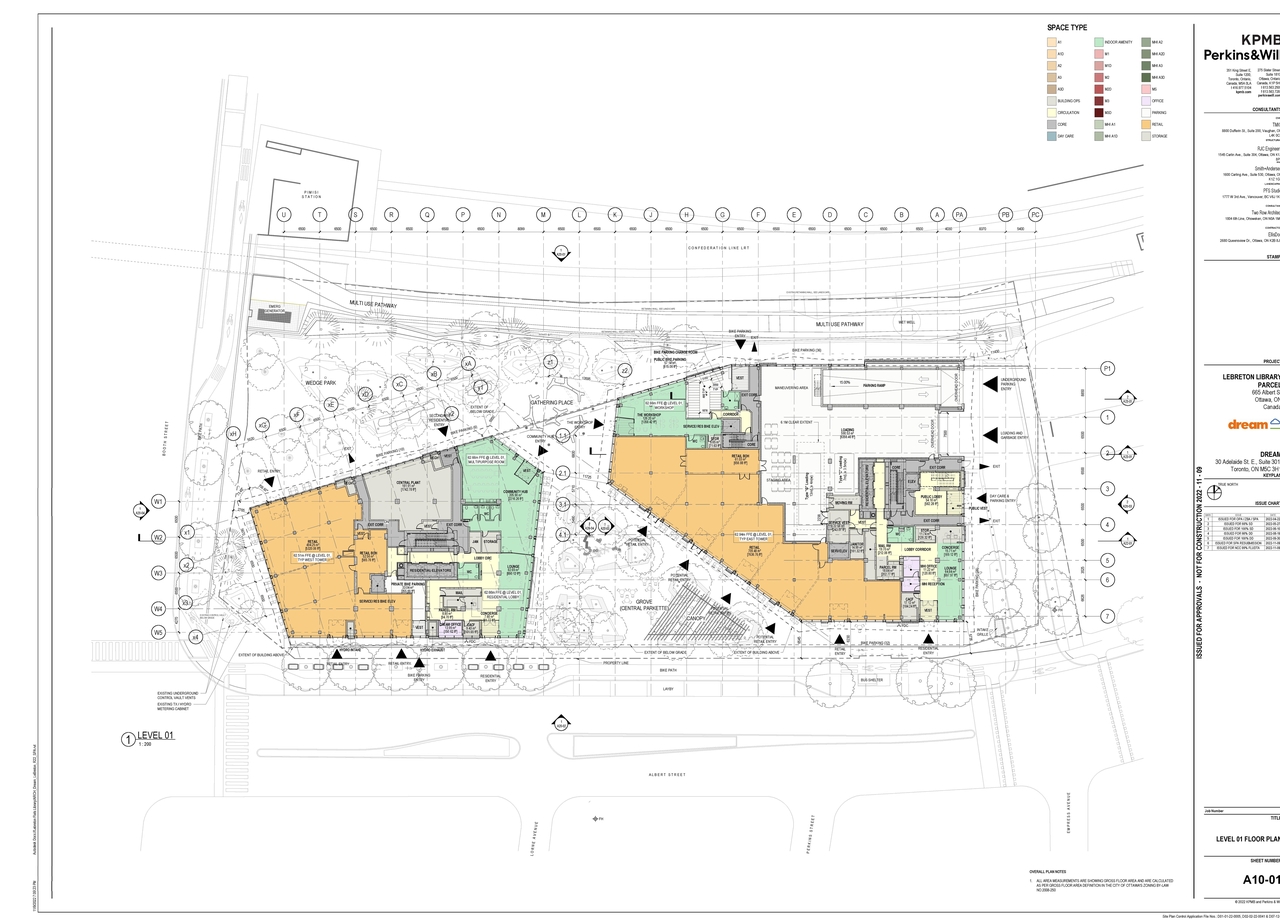 Floor plan for project from page 7 of the file '2022-11-14 - Site Plan and Floor Plans - D07-12-22-0069'