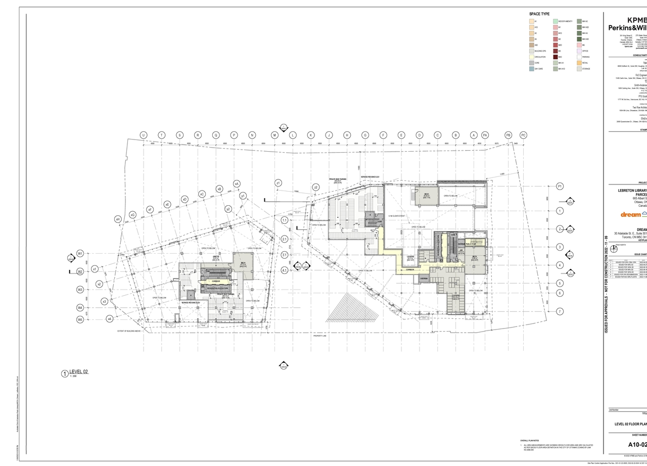 Floor plan for project from page 8 of the file '2022-11-14 - Site Plan and Floor Plans - D07-12-22-0069'