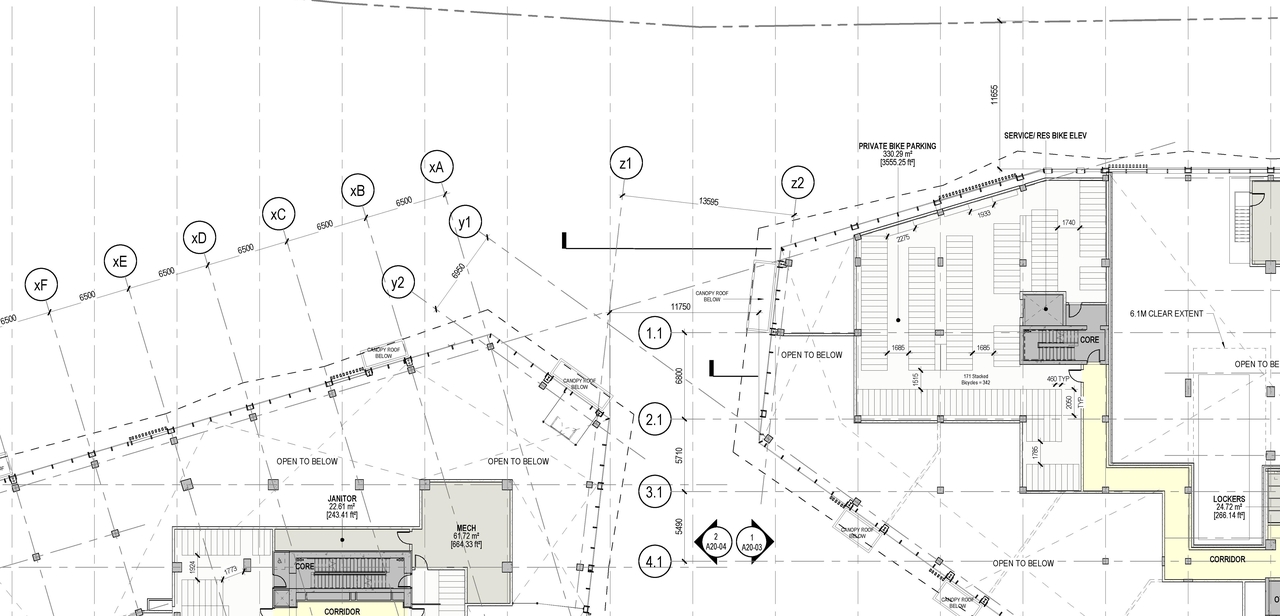 Construction site plan for project from page 8 of the file '2022-11-14 - Site Plan and Floor Plans - D07-12-22-0069'