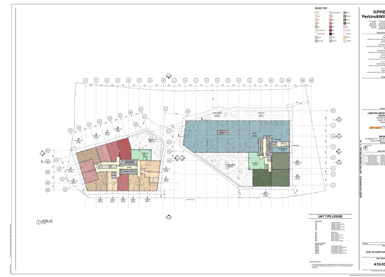 Floor plan for project from page 9 of the file '2022-11-14 - Site Plan and Floor Plans - D07-12-22-0069'