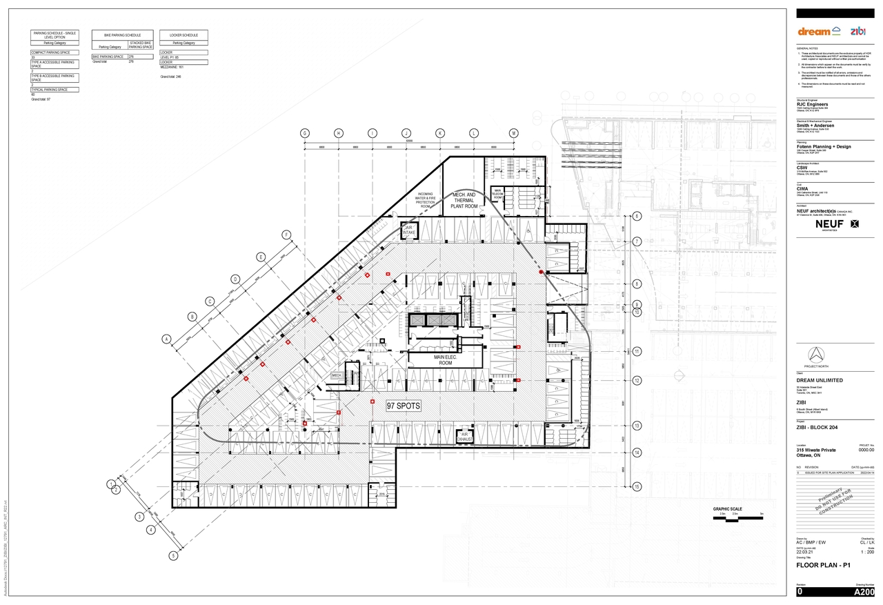 Floor plan for project from page 1 of the file '2022-04-27 - Floor Plan Parking1 - D07-12-22-0071'