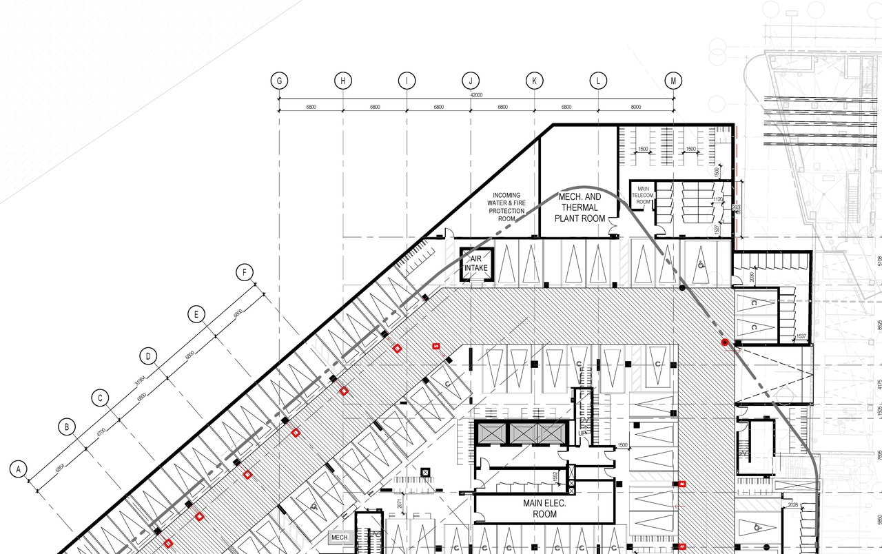Floor plan for project from page 1 of the file '2022-04-27 - Floor Plan Parking1 - D07-12-22-0071'