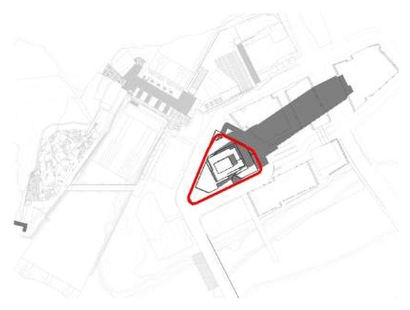 Construction site plan for project from page 49 of the file '2022-10-03 - Design Brief - D07-12-22-0071'