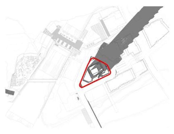 Construction site plan for project from page 49 of the file '2022-10-03 - Design Brief - D07-12-22-0071'