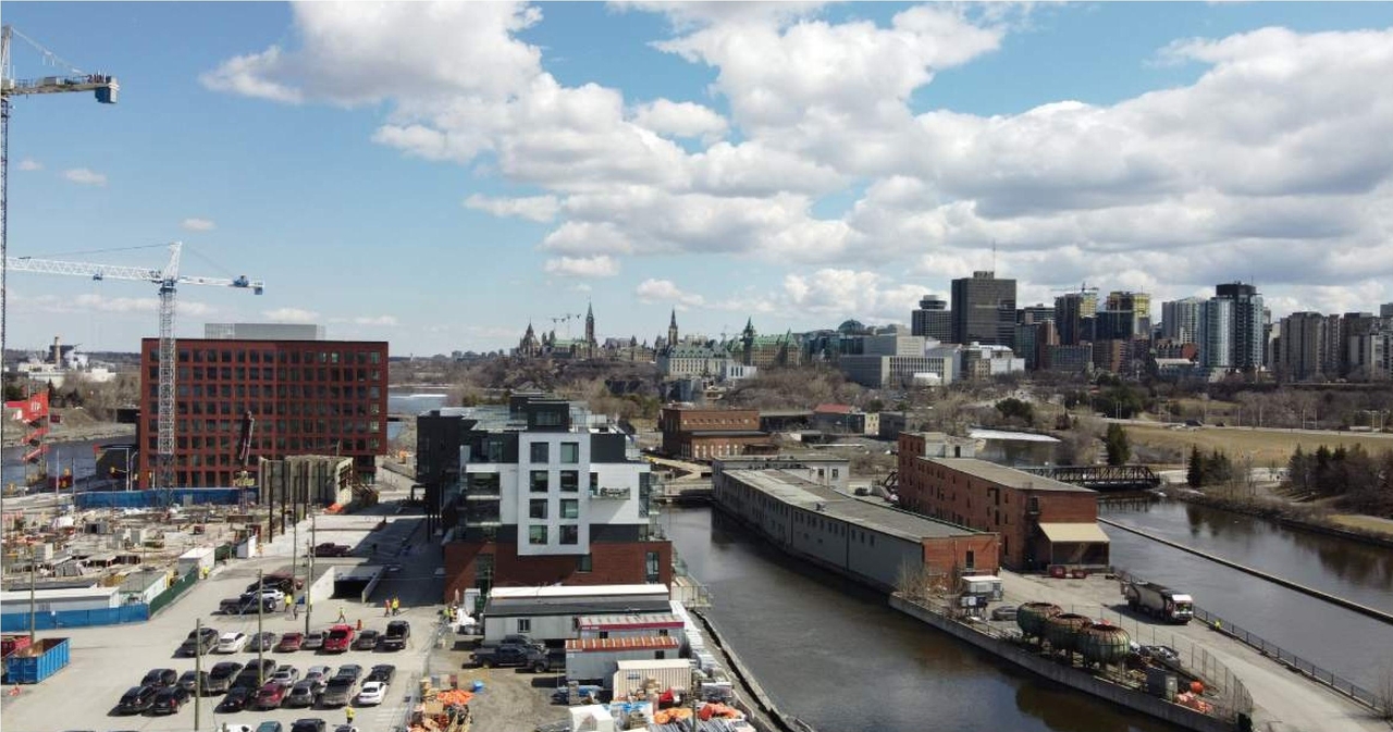 Rendering of building from page 7 of the file '2022-10-03 - Design Brief - D07-12-22-0071'