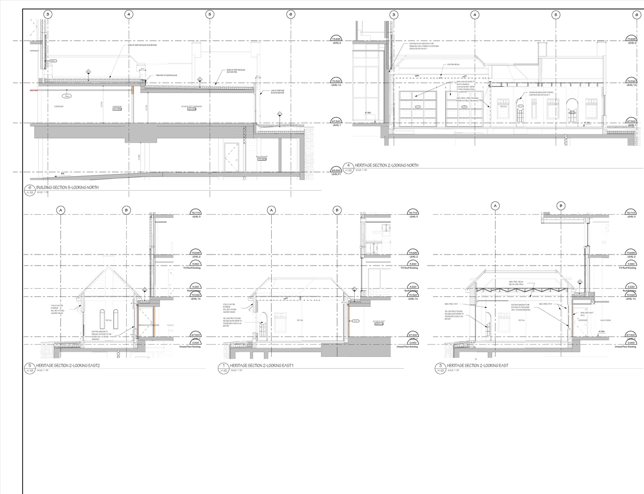 Image from page 3 of the file '2023-06-28 - Site, Heritage Floor , Elevation Sections, Views Plans - D07-12-22-0082'
