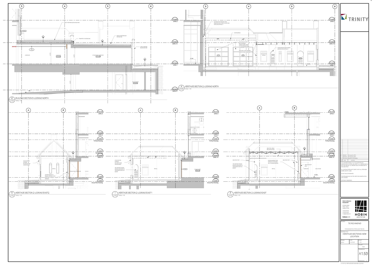 Image from page 3 of the file '2023-06-28 - Site, Heritage Floor , Elevation Sections, Views Plans - D07-12-22-0082'