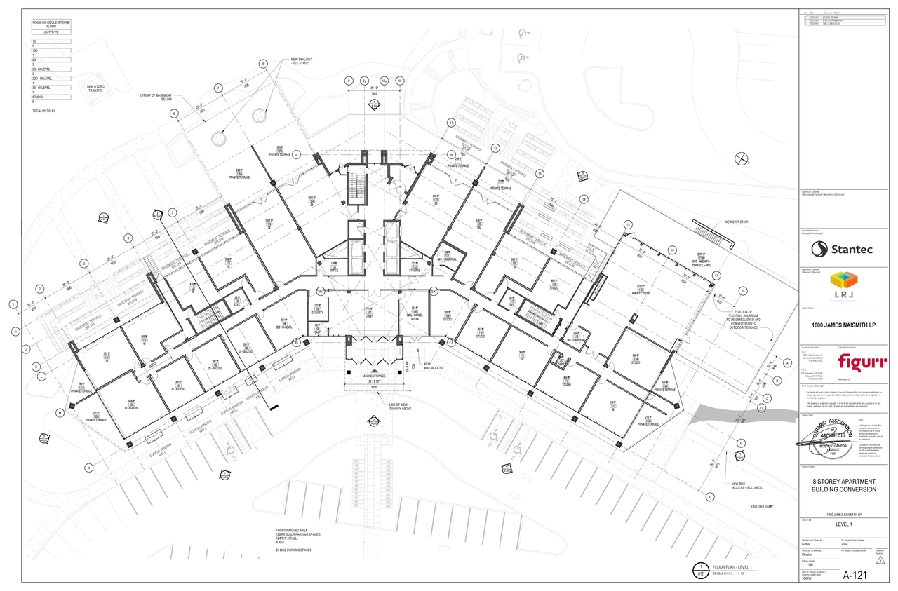 Floor plan for project from page 2 of the file '2022-05-24 - Floor Plans - D07-12-22-0084'