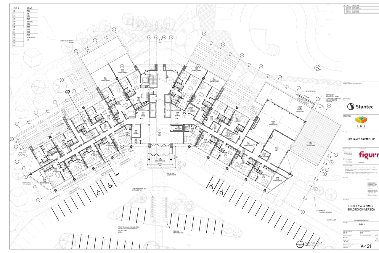 Floor plan for project from page 2 of the file '2022-10-07 - Floor Plans - D07-12-22-0084'