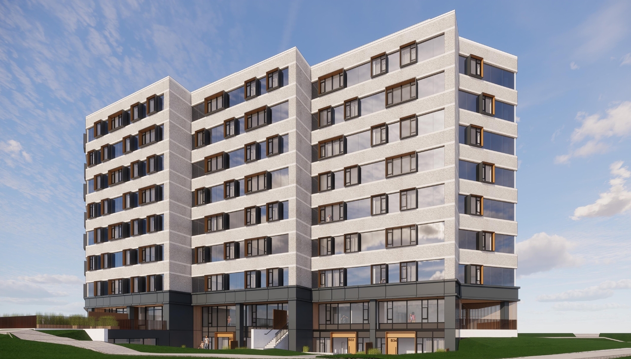 Rendering of building from page 20 of the file '2022-05-24 - UDRP Design Presentation - D07-12-22-0084'