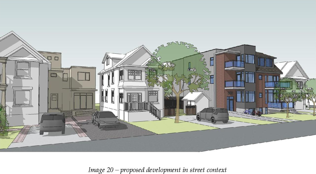 Rendering of building from page 23 of the file '2022-05-24 - Design Brief - D07-12-22-0086'