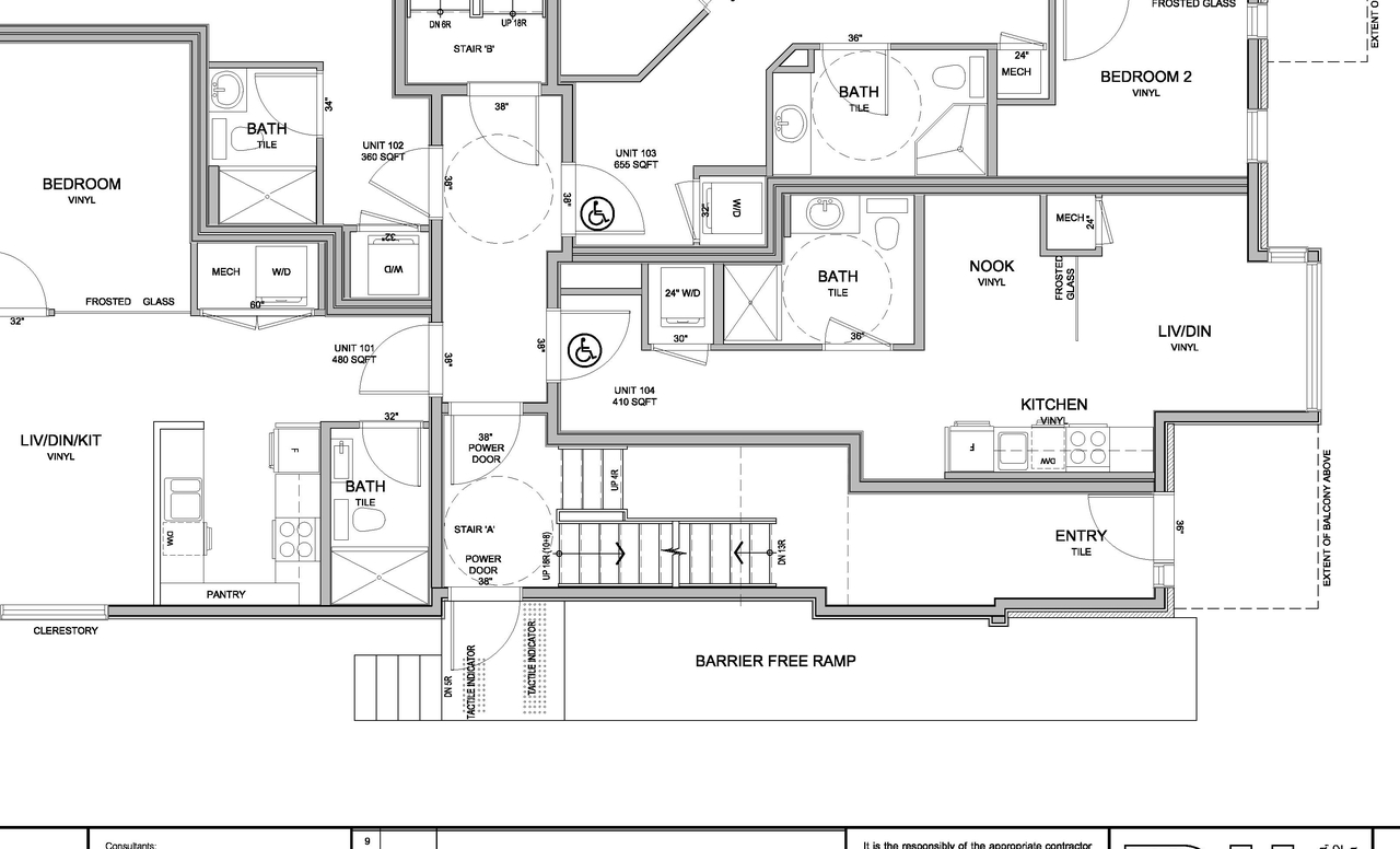 Floor plan for project from page 2 of the file '2023-04-17 - Floor Plans - D07-12-22-0086'