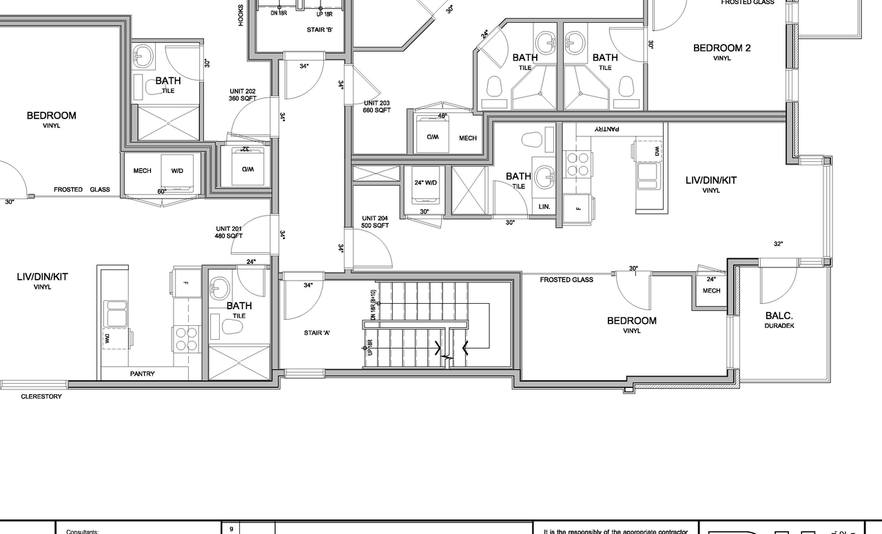 Floor plan for project from page 3 of the file '2023-04-17 - Floor Plans - D07-12-22-0086'