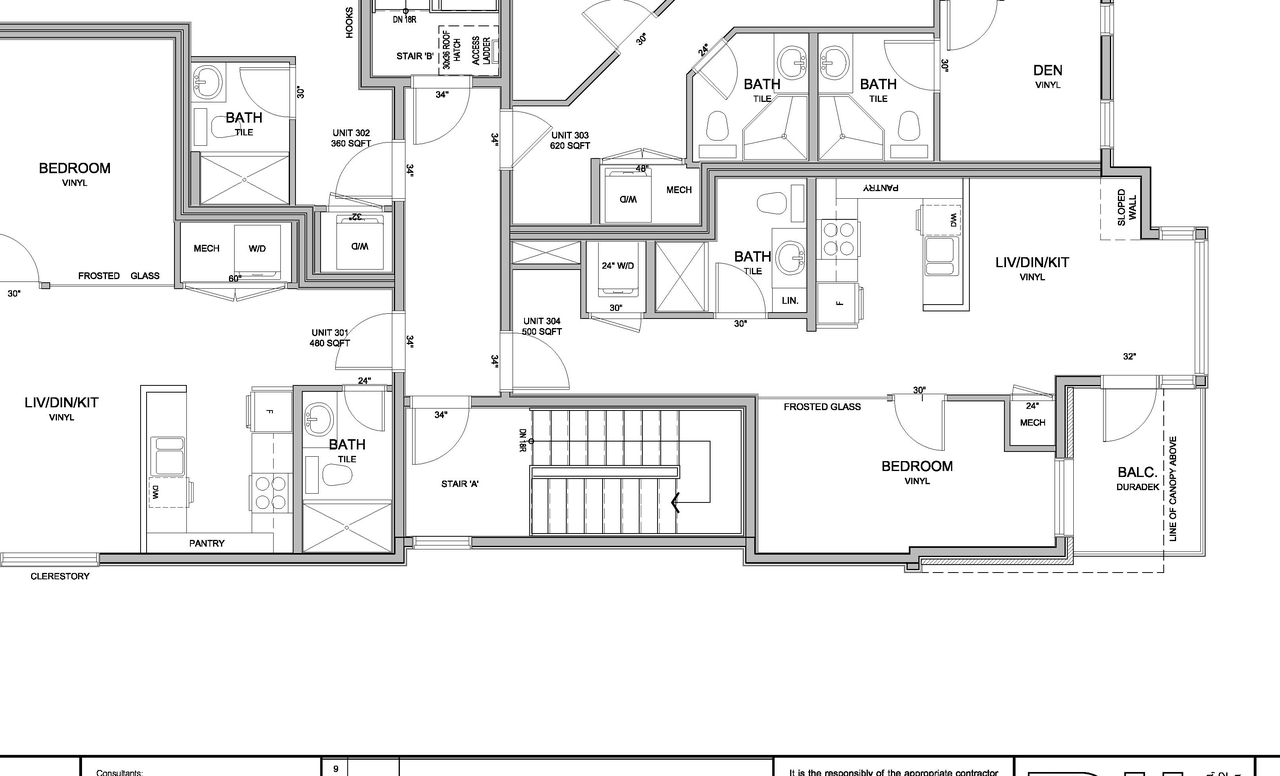 Floor plan for project from page 4 of the file '2023-04-17 - Floor Plans - D07-12-22-0086'