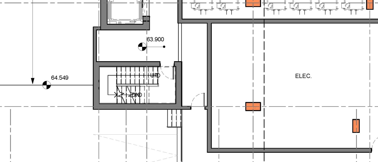 Construction site plan for project from page 3 of the file '2023-05-09 - Floor, Elevations, materials, perspectives Plans - D07-12-22-0089'