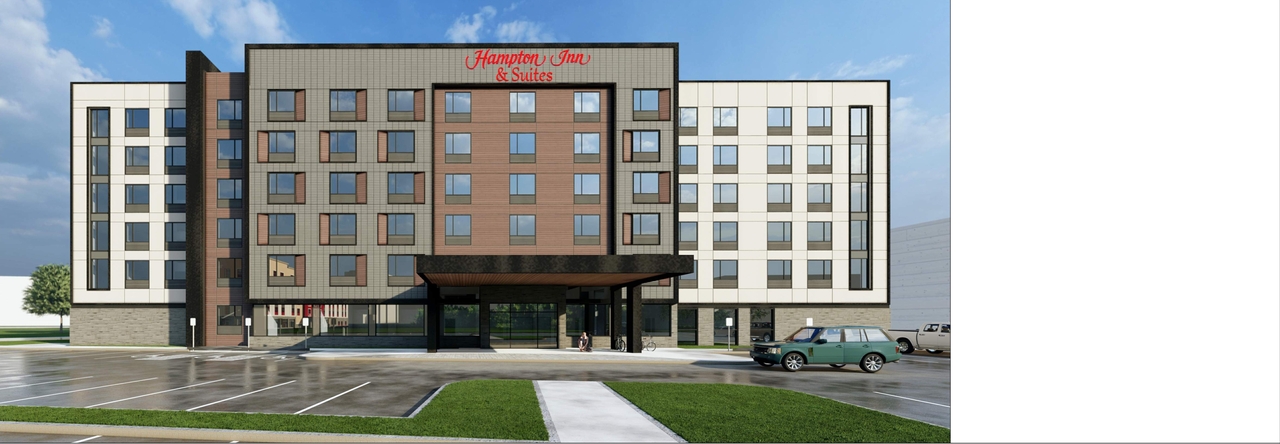 Rendering of building from page 3 of the file '2022-06-13 - Elevations and Renderings - D07-12-22-0091'