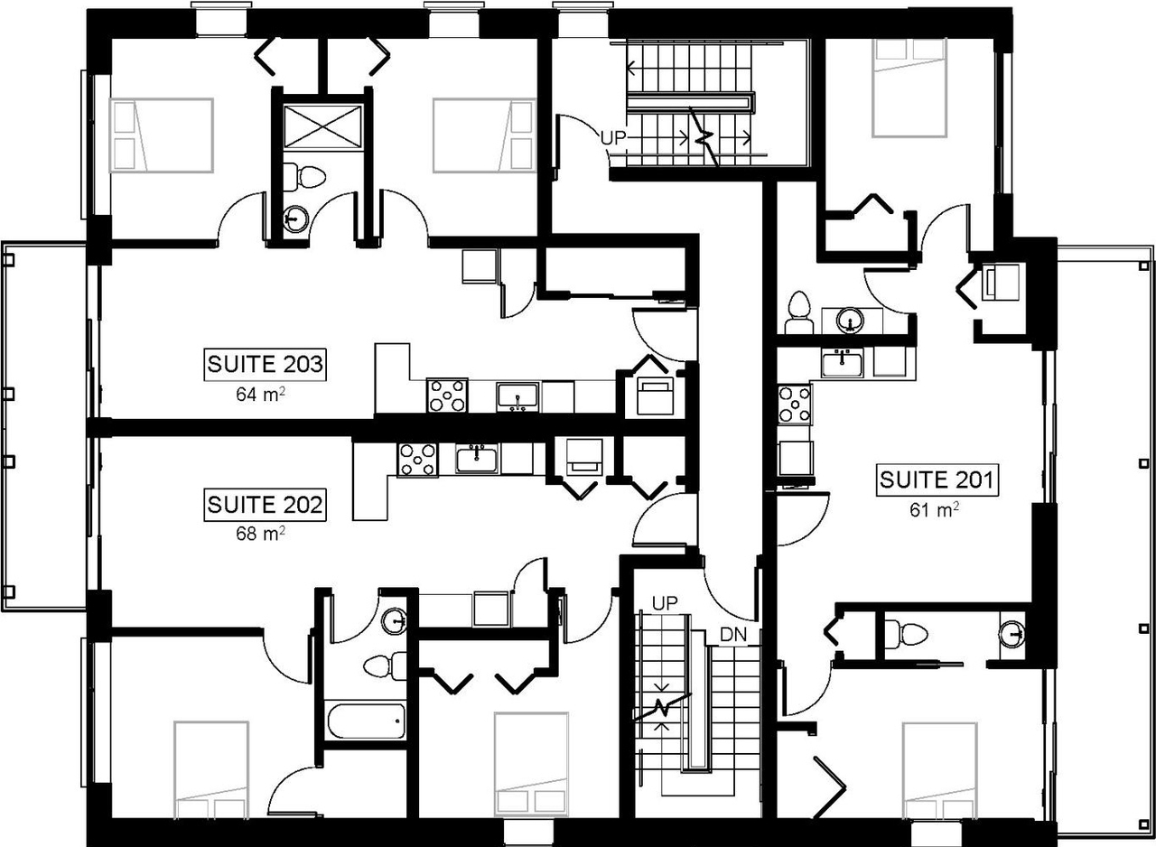 Floor plan for project from page 13 of the file '2022-06-03 - Design Brief - D07-12-22-0094'