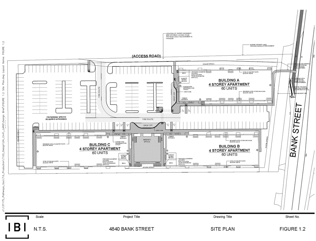 Construction site plan for project from page 23 of the file '2022-11-03 - Design Brief - D07-12-22-0097'