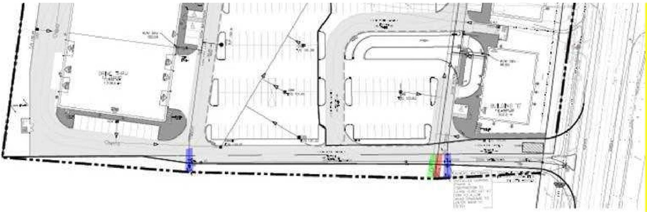 Construction site plan for project from page 27 of the file '2022-11-03 - Design Brief - D07-12-22-0097'