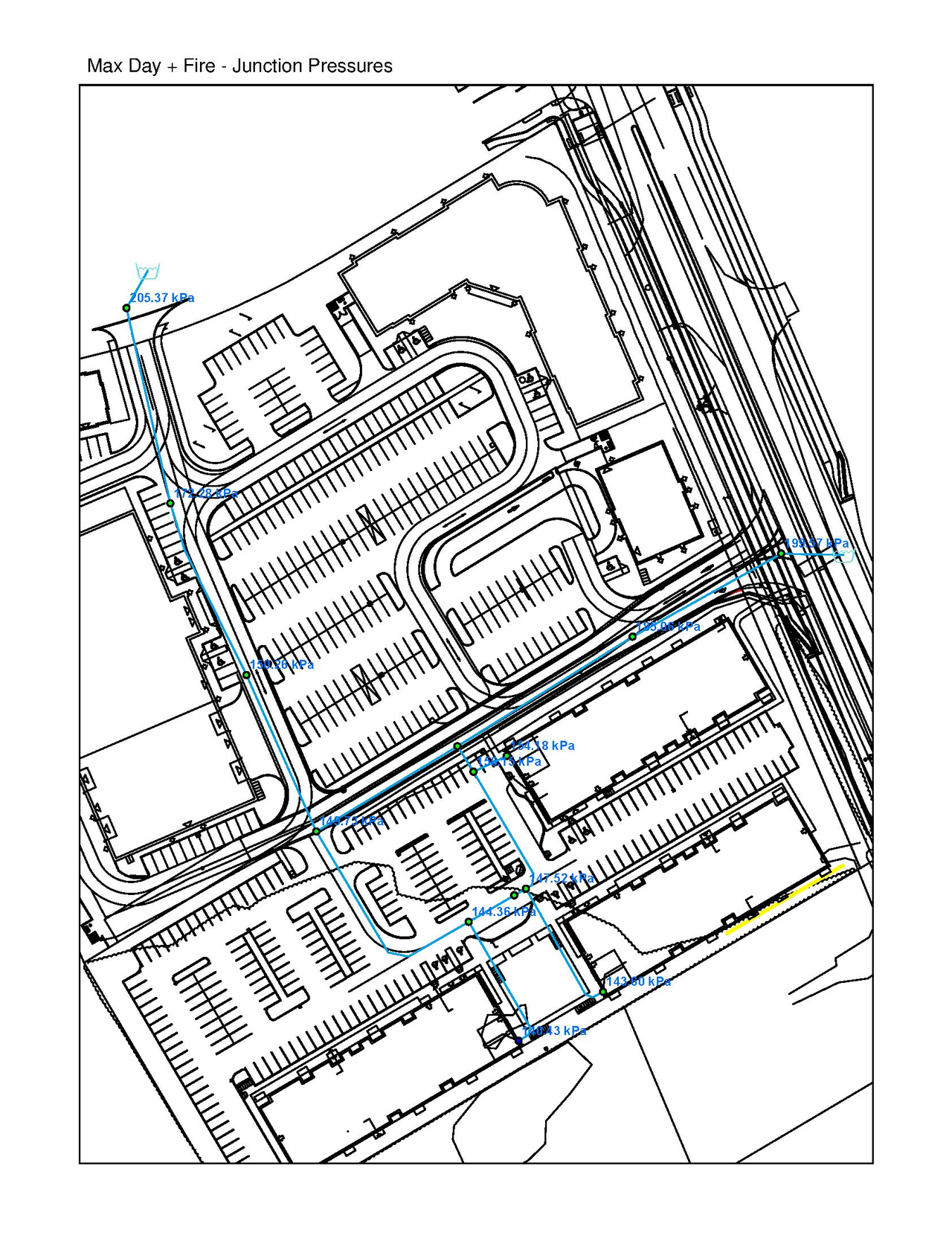 Construction site plan for project from page 48 of the file '2022-11-03 - Design Brief - D07-12-22-0097'