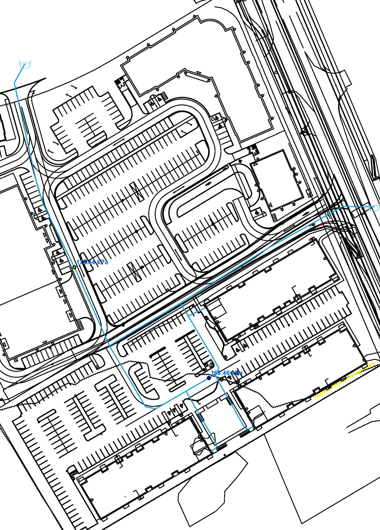 Construction site plan for project from page 50 of the file '2022-11-03 - Design Brief - D07-12-22-0097'