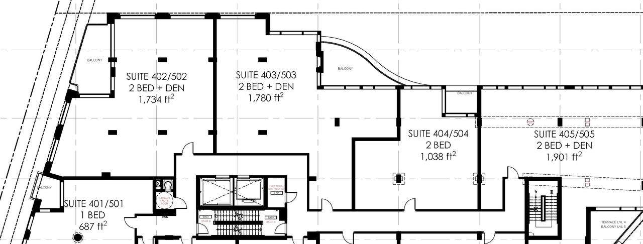 Construction site plan for project from page 2 of the file '2023-03-28 - Floor Plans - D07-12-22-0100'
