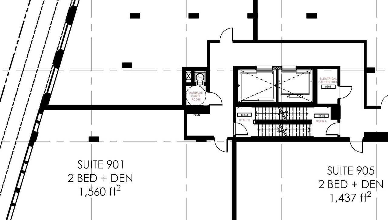 Floor plan for project from page 4 of the file '2023-03-28 - Floor Plans - D07-12-22-0100'