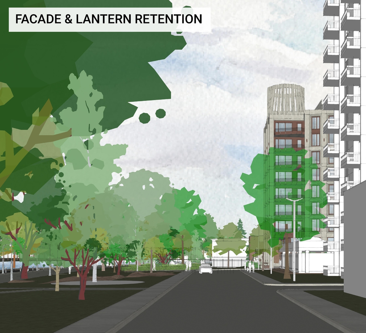 Rendering of building from page 24 of the file '2023-01-20 - Design Views - D07-12-22-0100'