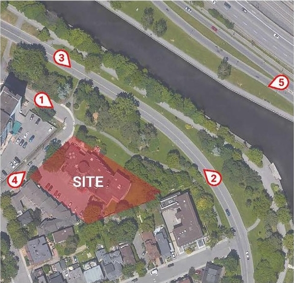 Construction site plan for project from page 15 of the file '2023-01-20 - Design Brief - D07-12-22-0100'