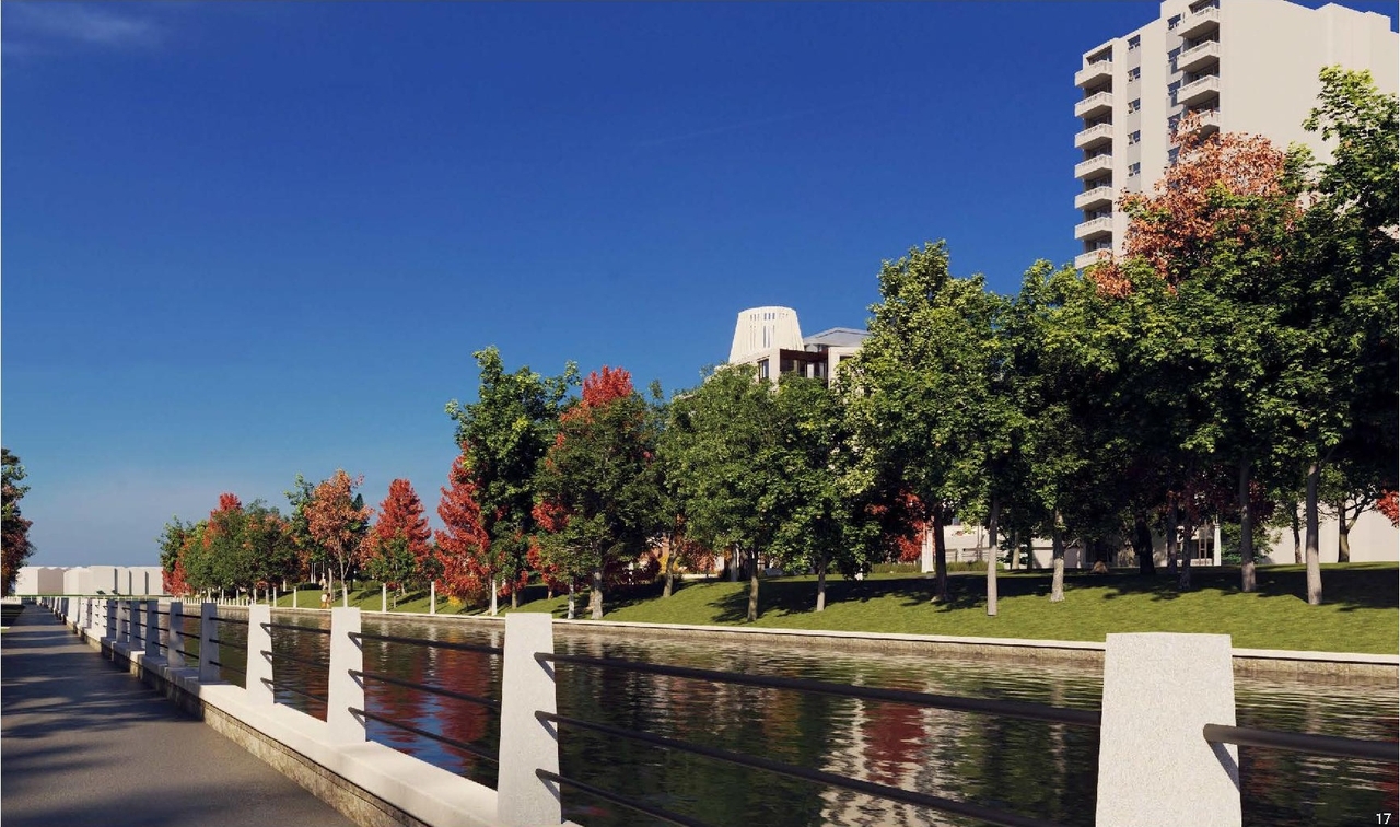 Rendering of building from page 35 of the file '2023-01-20 - Design Brief - D07-12-22-0100'