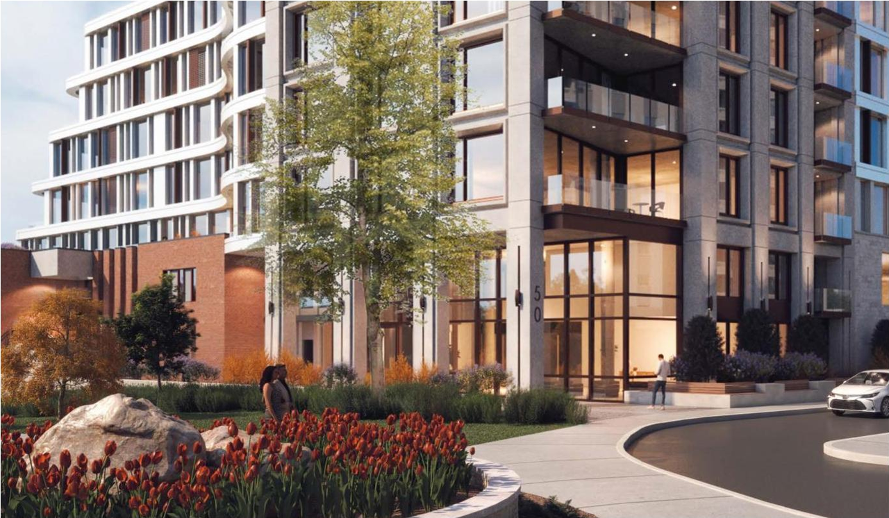 Rendering of building from page 1 of the file '2022-06-16 - Design Brief - D07-12-22-0100'