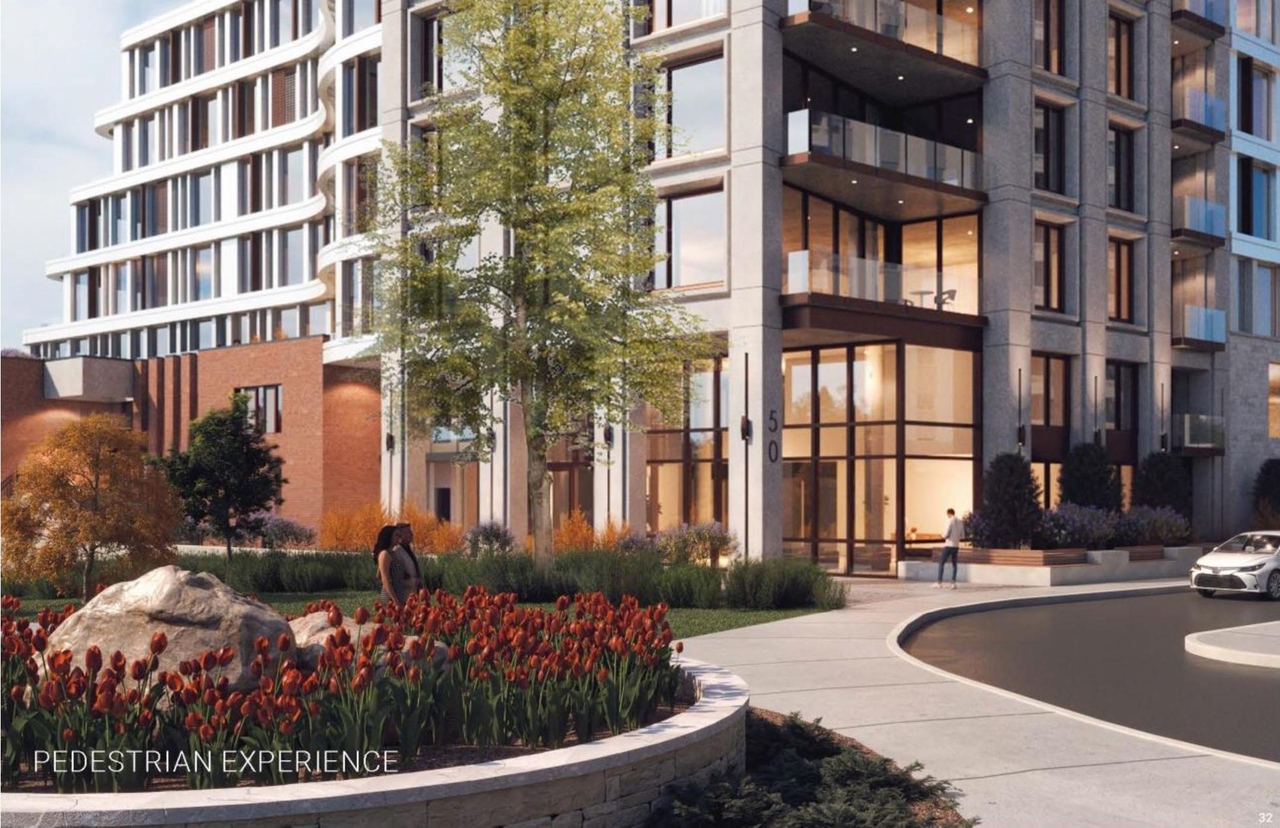 Rendering of building from page 31 of the file '2022-06-16 - Design Brief - D07-12-22-0100'